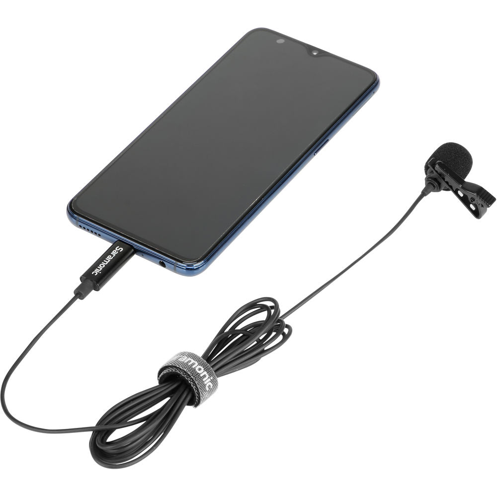 Saramonic LavMicro U3A Omnidirectional Lavalier Microphone w/ USB Type-C Connector - 6.5’ Cable