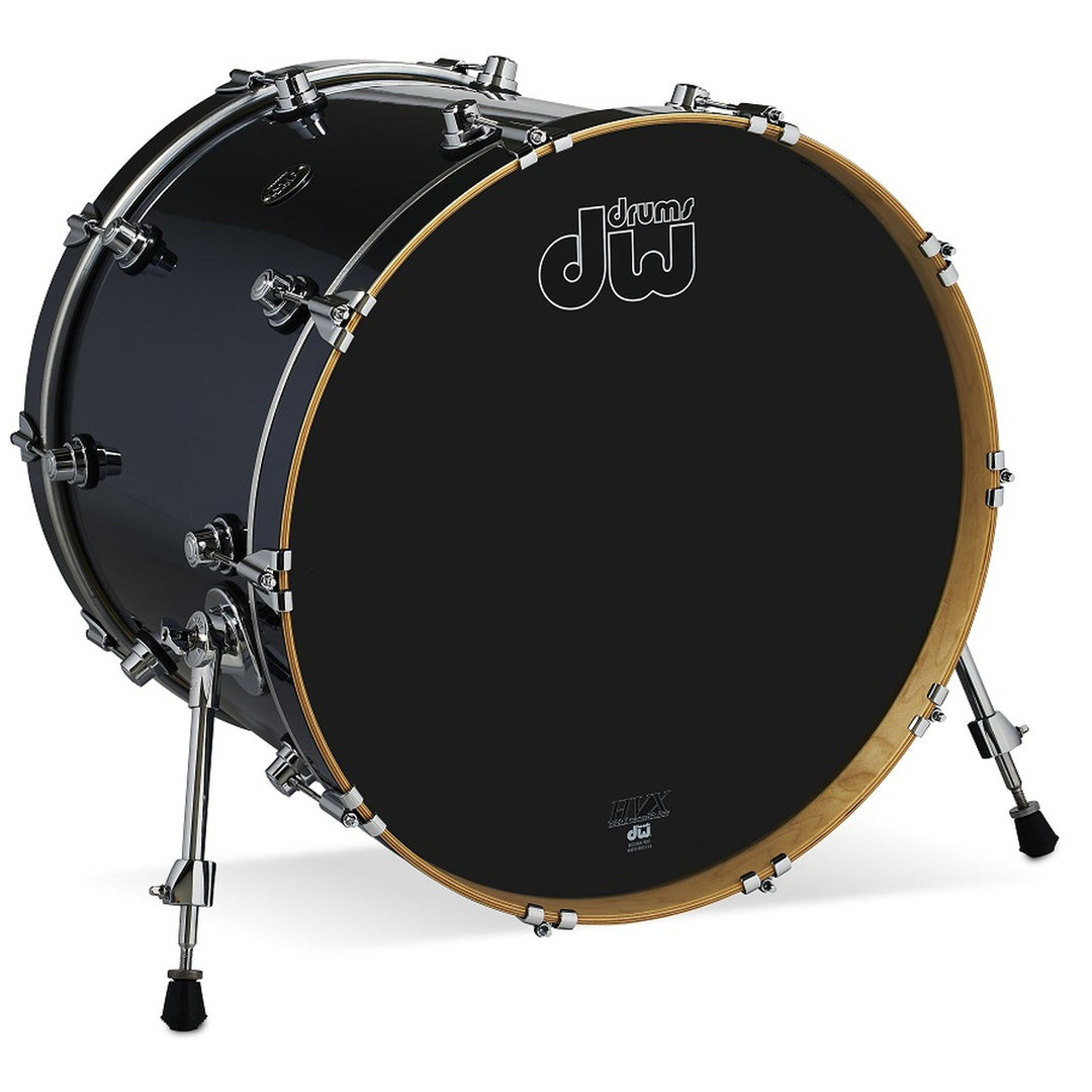 DW Performance Series Bass Drum 18x22 Finish Ply - Chrome Shadow