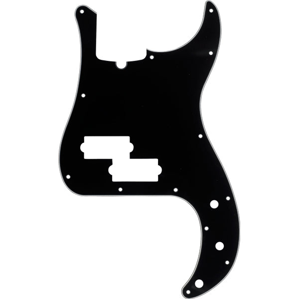 Fender Pickguard for Precision Bass 13-Hole Mount w/ Truss Rod Notch 3-Ply - Black