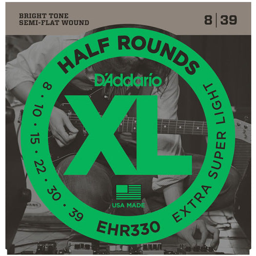 D'Addario EHR330 - SET GTR HALF ROUND EX SUP LITE