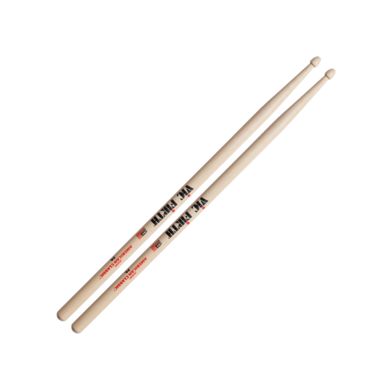 Vic Firth 7A- American Classic 7A Hickory/Wood Tip Drum Stick