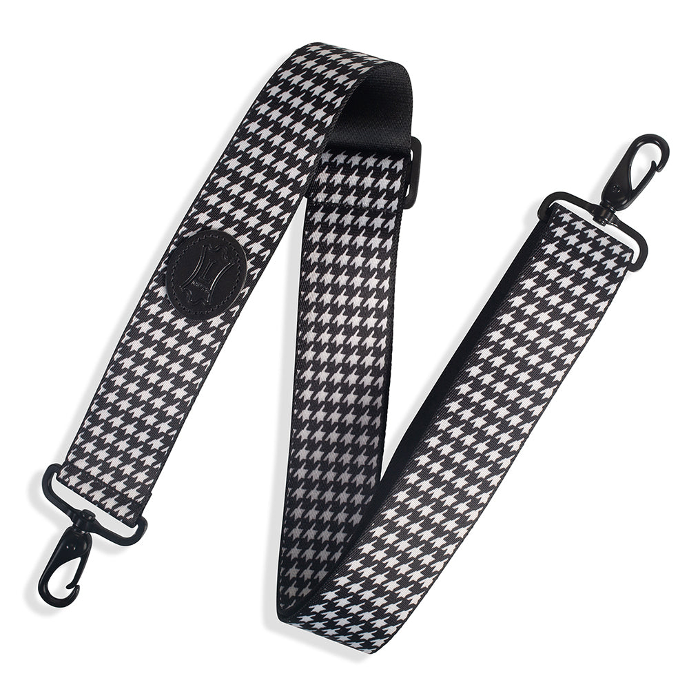 Levy’s MCP-001 Houndstooth Case Strap - Black / White