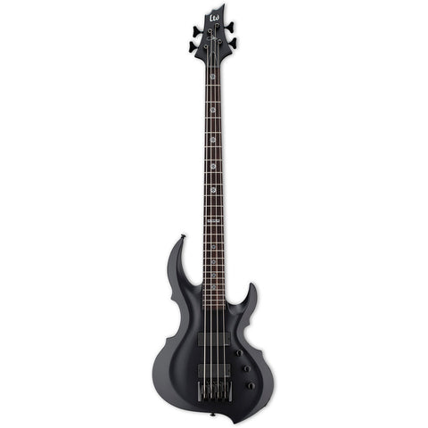ESP LTD TA-604 FRX Tom Araya 4-String Electric Bass (with case) - Black Satin