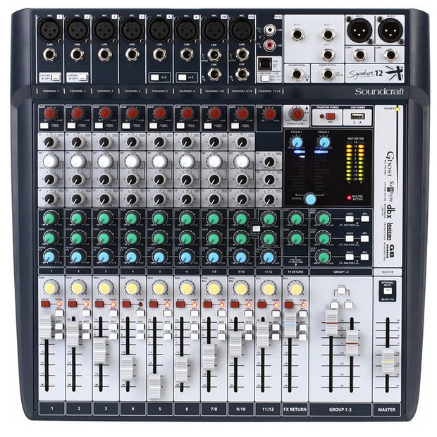 【美品】Soundcraft Signature 12 スタンダードモデル Soundcraft Signature 12 Compact Analogue Mixer – Music City Canada