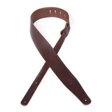 D'Addario 25TL01-DX - 2.5 THICK LEATHER - BROWN