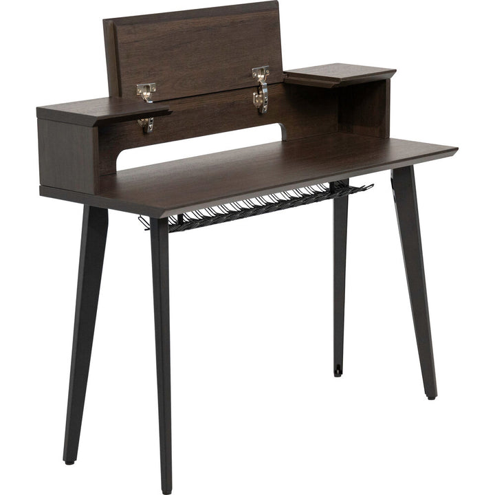Gator Elite Furniture Series 61-Note Keyboard Table - Dark Walnut