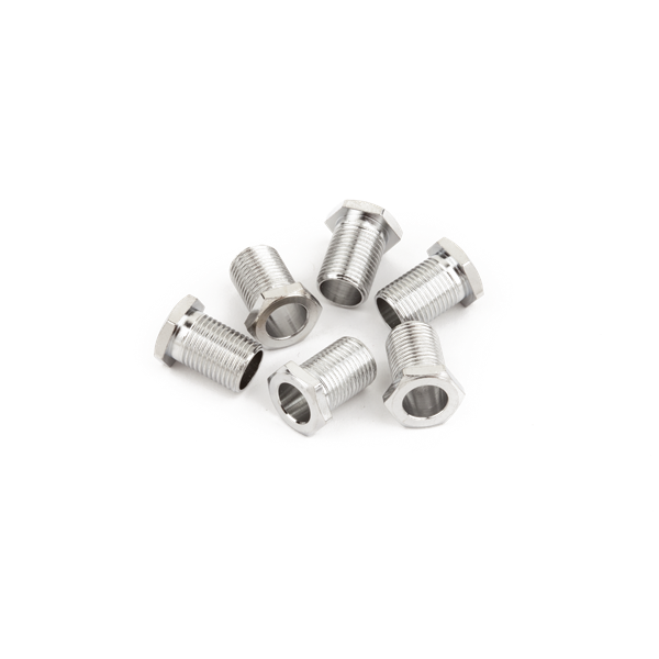 Fender Tuning Machine Bushings - American Deluxe/American Series Guitars - Chrome