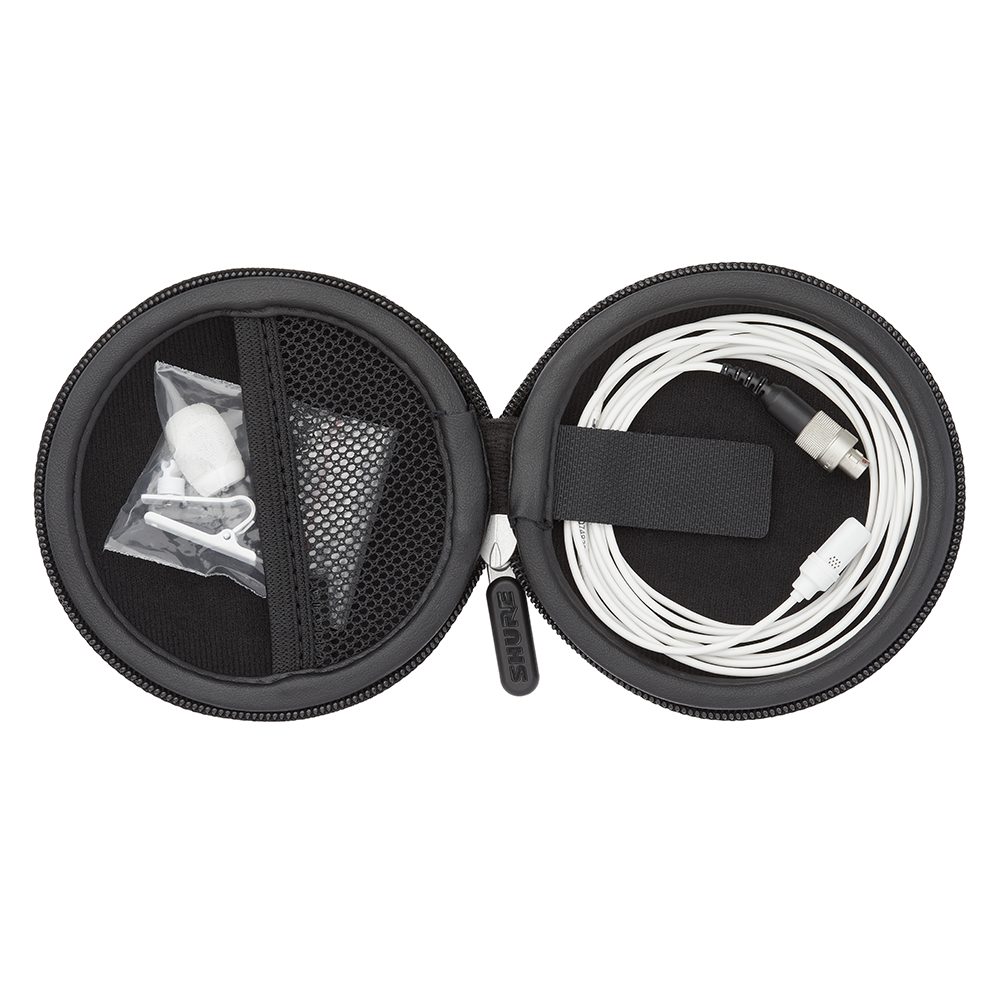 Shure UL4 Cardioid Lavalier Microphone with LEMO3 connector - White