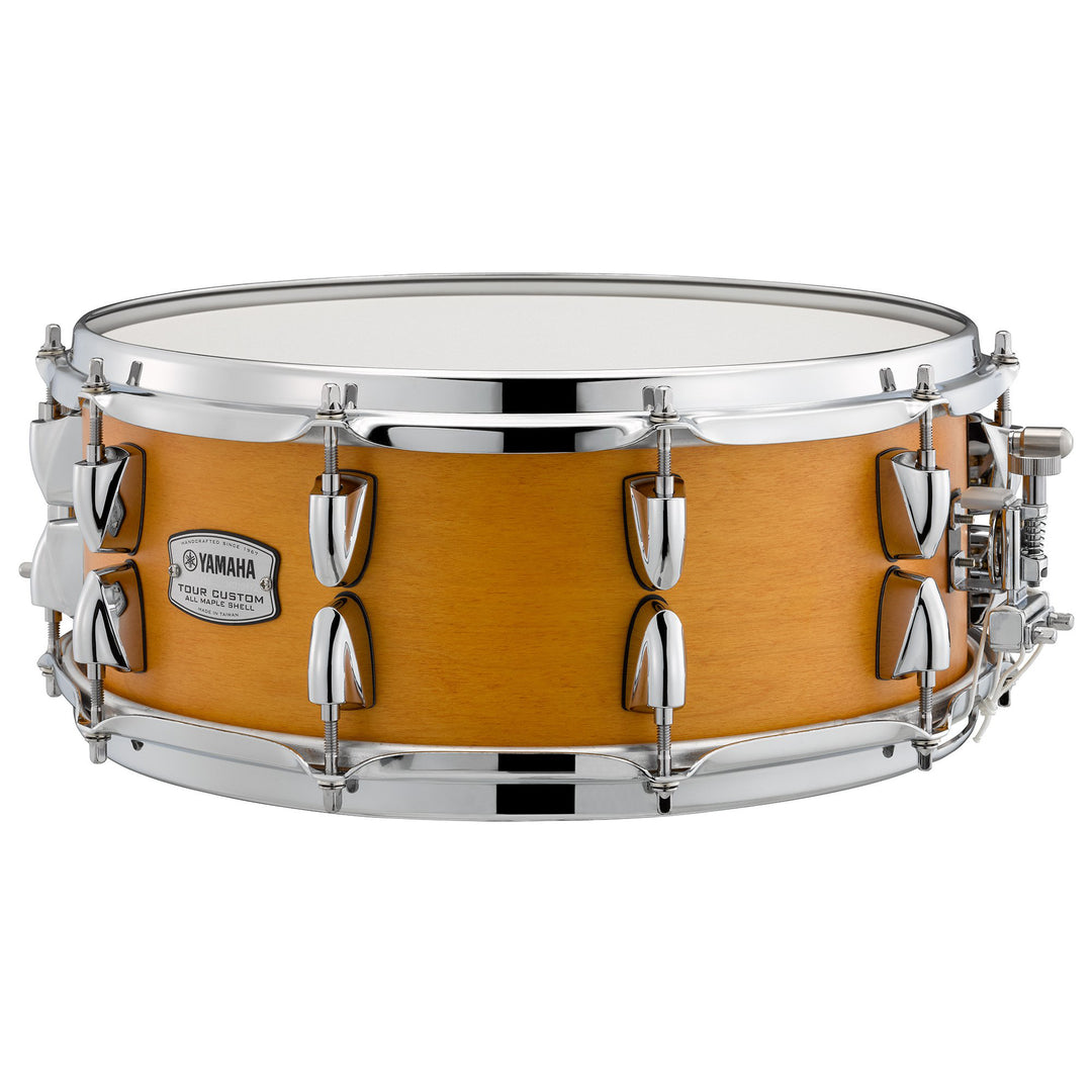 Yamaha TMS1455 Snare Drum Tour Custom Maple 14” x 5.5” - Caramel Satin