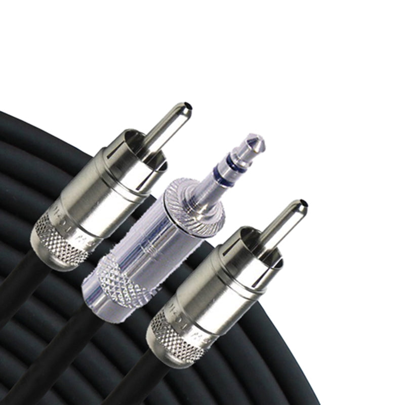 RapcoHorizon Y-Cables 3.5mm (TRS-RCA Male)