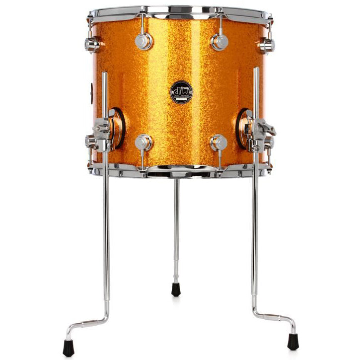 DW Performance Series Floor Tom 12x14 Finish Ply - Gold Sparkle