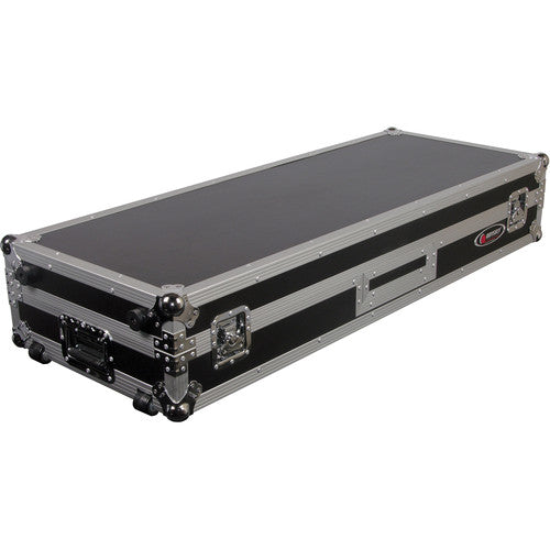 Odyssey FZDJ10W Flight Zone DJ 10'' Mixer Turntable Coffin Case with Wheels