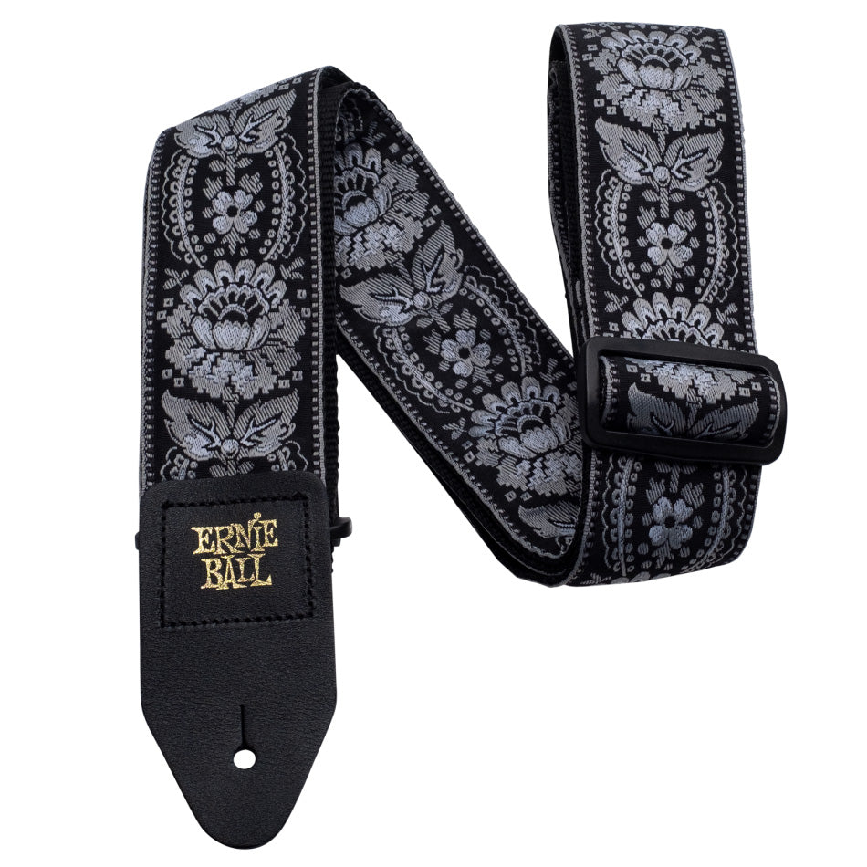 Ernie Ball Jacquard Polypro Guitar Strap - Silver Orleans