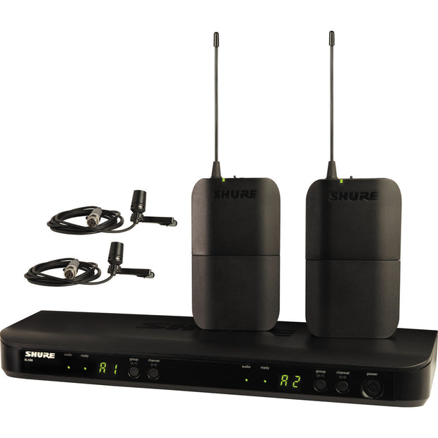 Shure BLX188/CVL Dual-Channel Dual Lavalier Wireless Microphone System H11: 572 - 596 MHz
