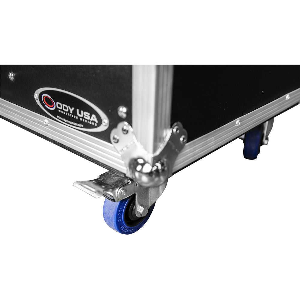 Odyssey FZ2FSM50W Dual Flat-Screen Monitor Case with Casters - 50” to 58”
