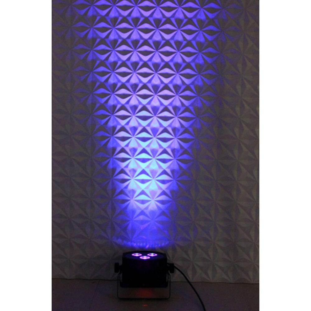LCG HEX 3 Light (RGBAW+UV color mixing via 3 x 12W 6-in 1 LEDs)