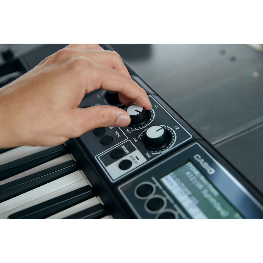 Casio CT-S500 61-Key Portable Digital Keyboard Semi-Weighted w/ Aix Sound Source - Black