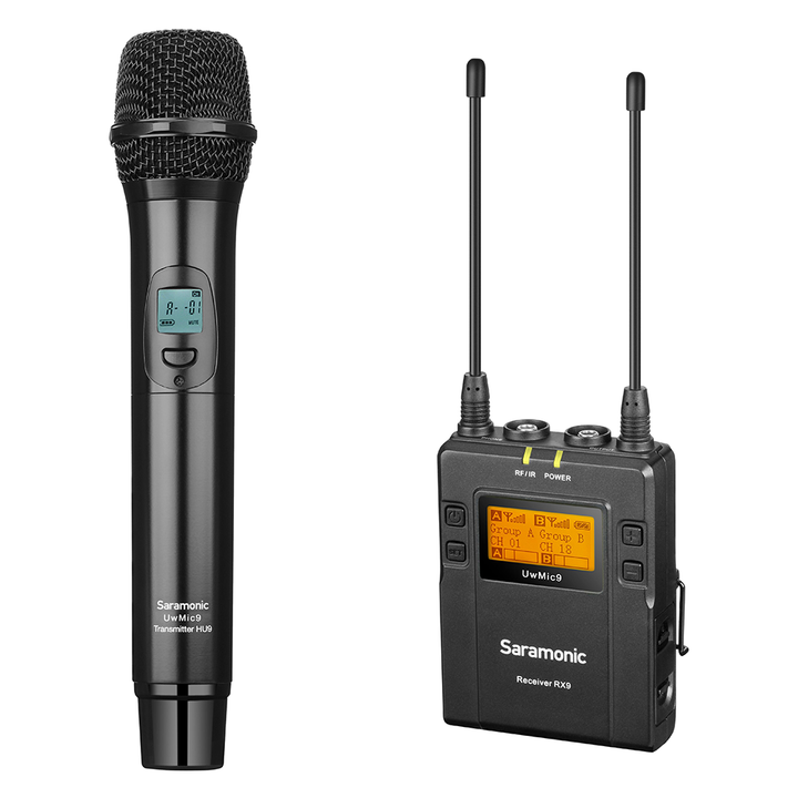 Saramonic UwMic9 Kit4 Upgraded UHF Wireless Kit W/ Single-Transmitter