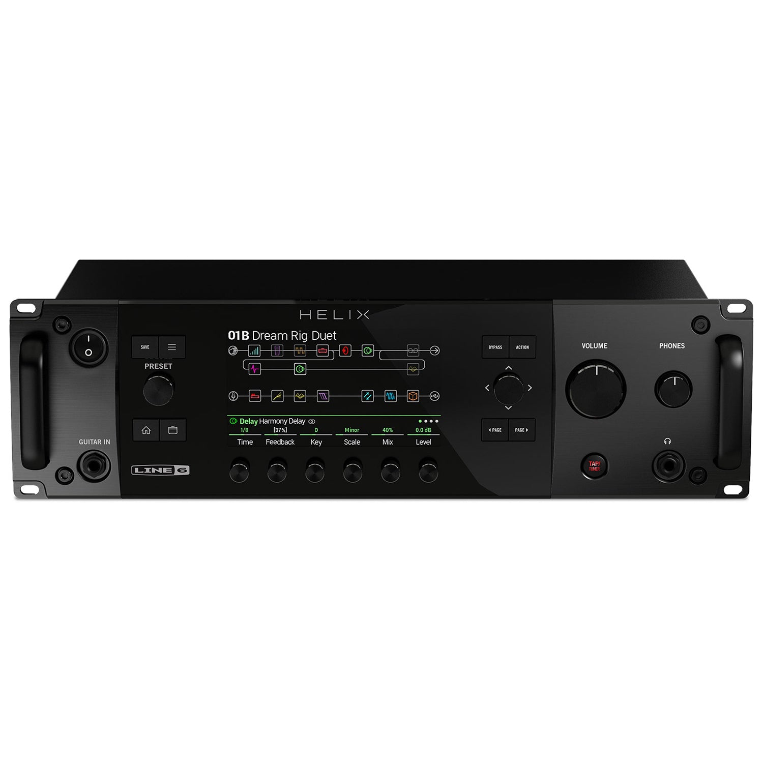 Line 6 Reverb Rack Mount Line 6 Helix Rack Guitar Processor Rackmount Modeling Device – Music ...