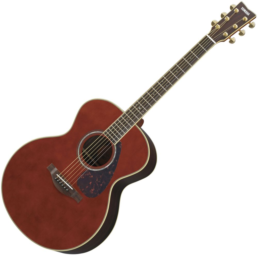 Yamaha LJ6ARE DT 6-String RH LJ6ARE Acoustic-Electric Guitar – Dark Tinted w/ Case