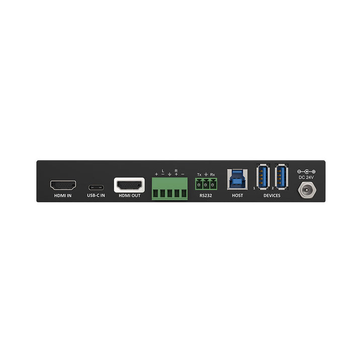 BZBGEAR - 2-Port 4K 60Hz KVM Presentation Switcher with HDMI and USB-C Inputs and HDMI out