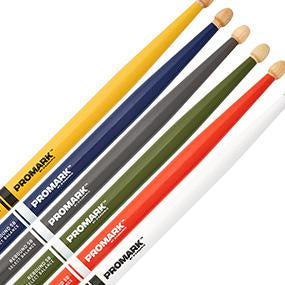 Promark RBH565AW-YELLOW-Promark 5A Rebound Acorn Tip Yellow Drumsticks