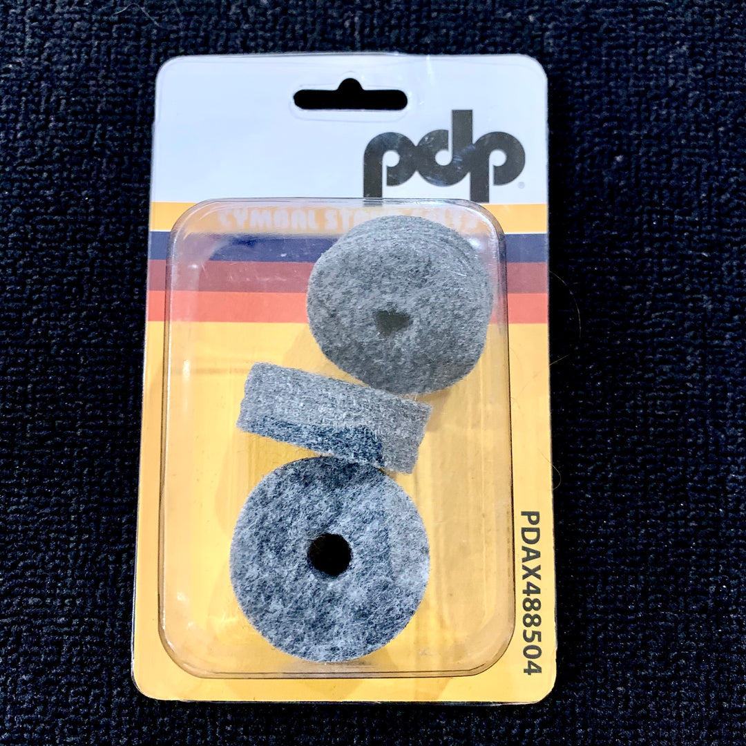 PDP PDAX488504 Cymbal Felts w/ Short Profile (4-Pack) - Black