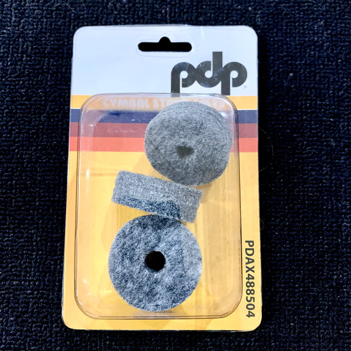 PDP PDAX488504 Cymbal Felts w/ Short Profile (4-Pack) - Black