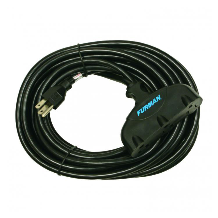 Furman ACX-25 Extension Cable (14 AWG) with 3 Outlets - 25ft