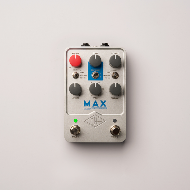 Universal Audio UAFX Max Preamp & Dual Compressor Guitar Pedal
