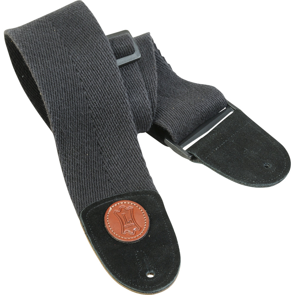 Levy's MSSC4-XL-BLK Cotton Bass Guitar Straps