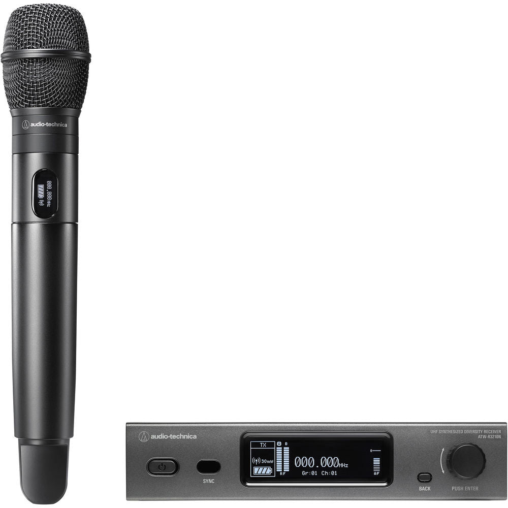 Audio-Technica ATW3212N 3000 Series Network Wireless System 470-530 MHz - ATW-C710 Handheld Microphone
