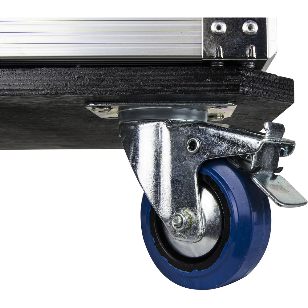 Odyssey FZS08W Flight Zone Shockmount Case with Wheels - 8U