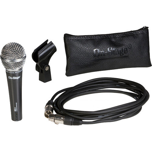 On-Stage AS420V2 Handheld Hypercardioid Dynamic Vocal Microphone w/ XLR Cable