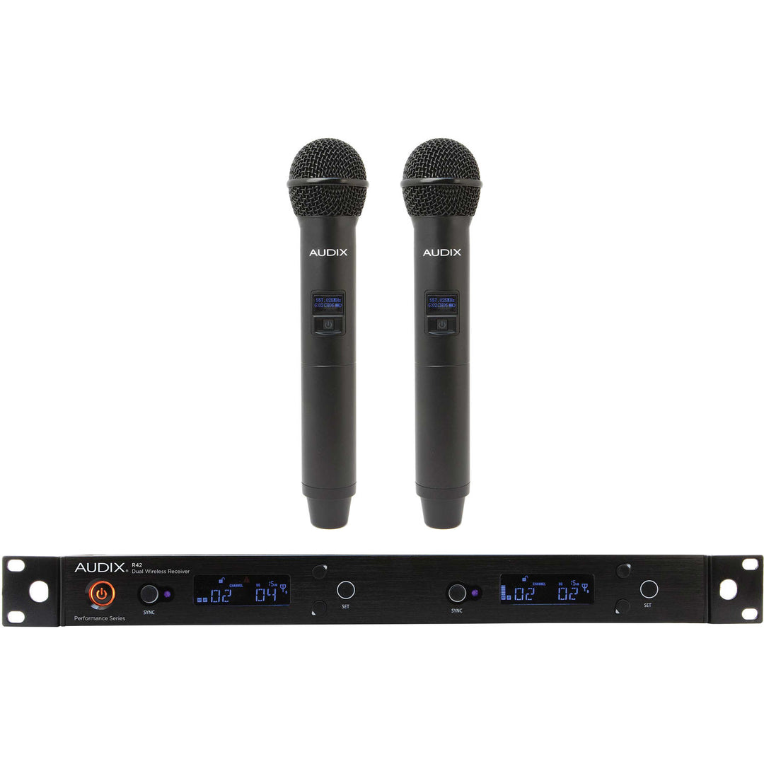 Audix AP42 OM5 Dual Handheld Wireless Microphone System (A: 522 MHz - 554 MHz)