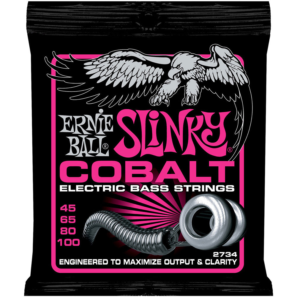 Ernie Ball 2734EB COBALT BASS SUPER SLINKY 45-100