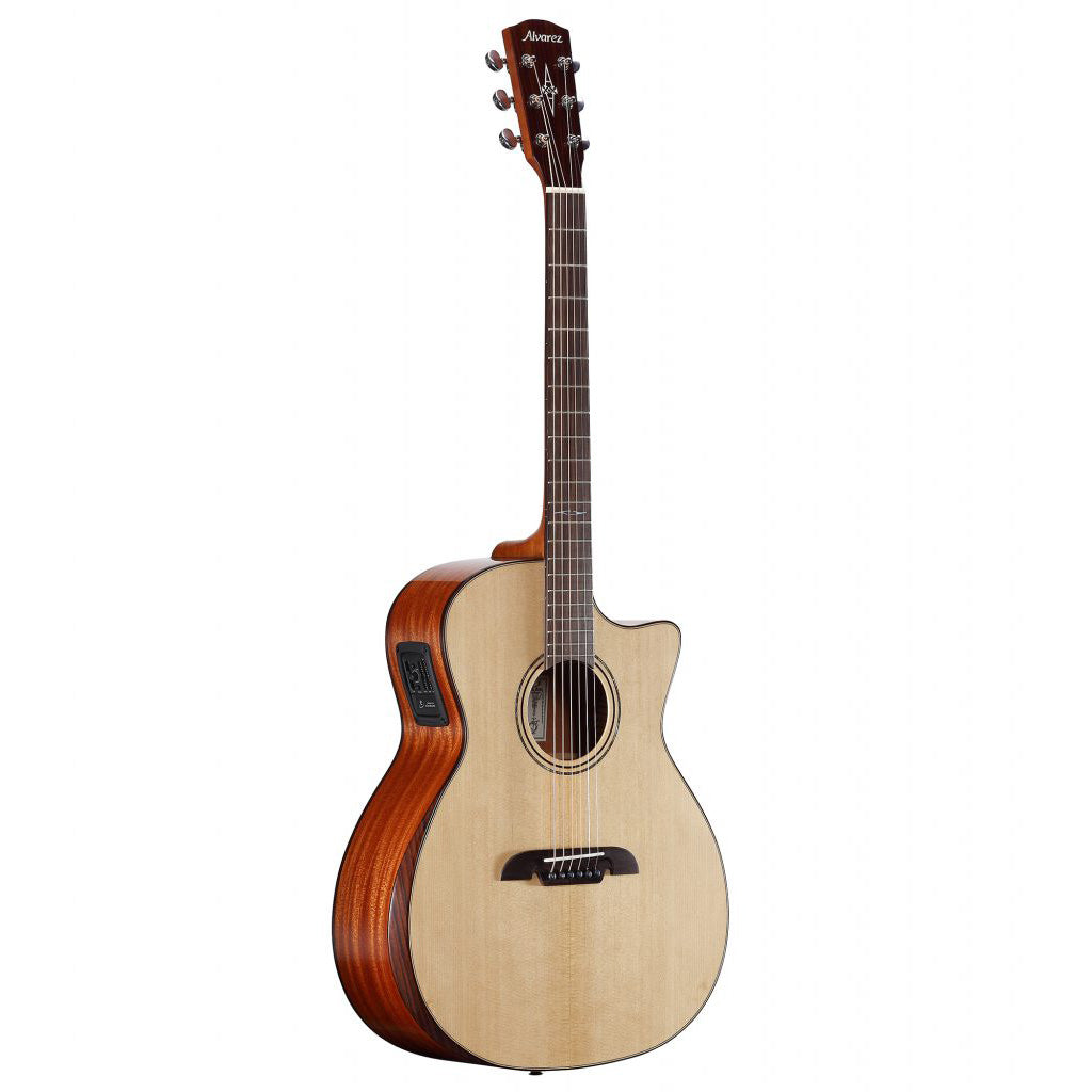 Alvarez AG60CEAR - Grand Auditorium Acoustic Electric w/cutaway and Bevel Edge Armrest, Natural Gloss Finish