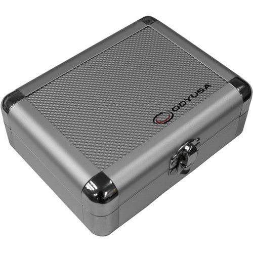 Odyssey Krom PRO2 Silver Diamond Case for Two Turntable Needle Cartridges