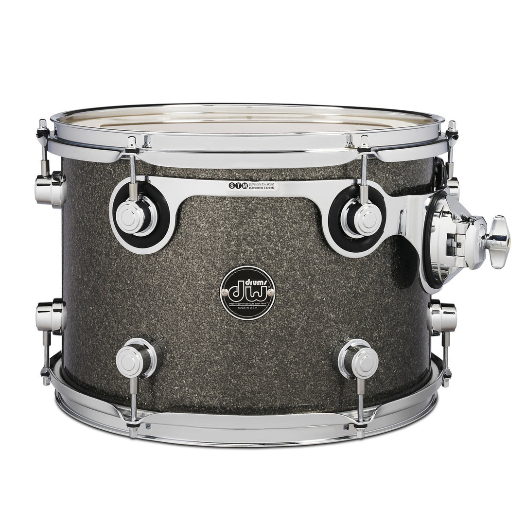 DW Performance Series Tom Tom 9x13 Finish Ply - Pewter Sparkle