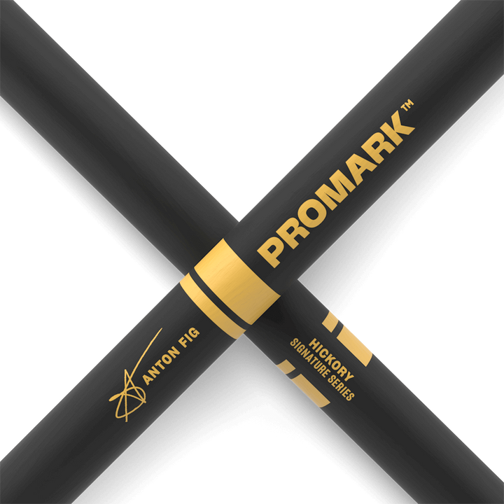 Promark TXAFW-AG -Promark Anton Fig Signature Activegrip 595 Hickory Drumsticks