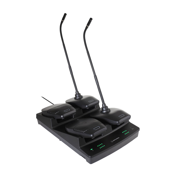 Audio-Technica ESW-CHG5AD ESW 4-Bay Charging Station Bundle