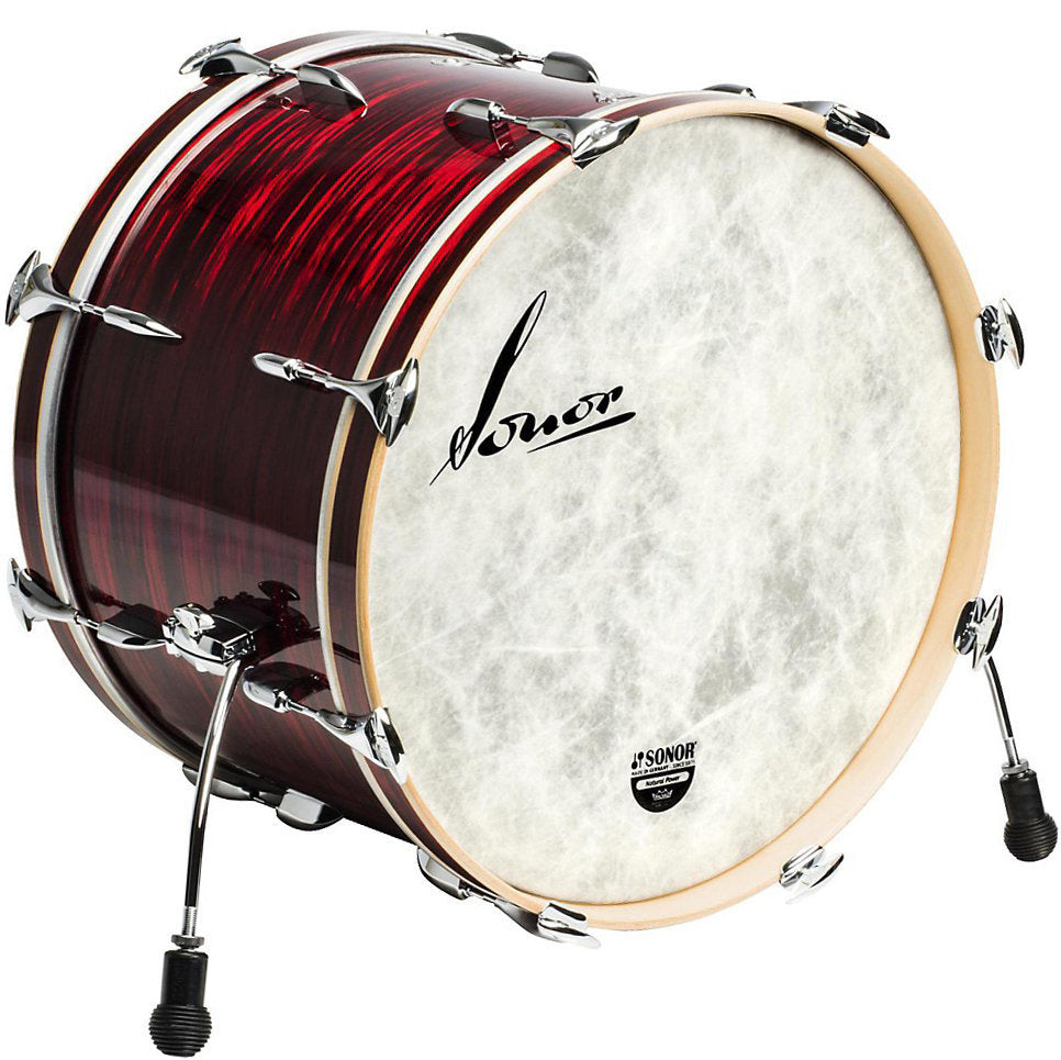 Sonor Vintage VT-2414-BD-WM-VRO 24” x 14” Bass Drum w/ Mount - Vintage Red Oyster