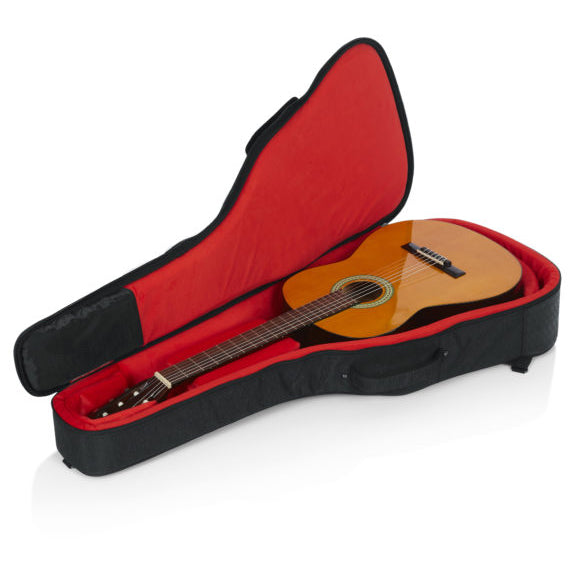 Gator GT-RES00CLASS-BLK Transit Series Resonator, 000, and Classical Acoustic Guitar Gig Bag