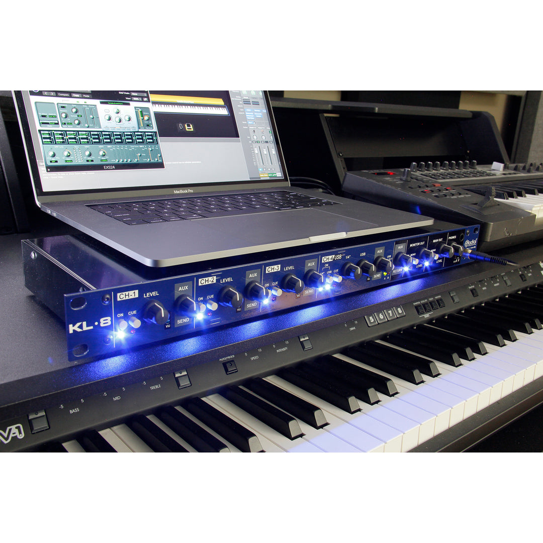 Radial KL-8 Rackmount Keyboard Mixing Station