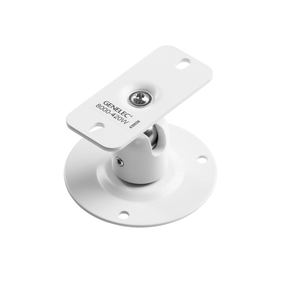 Genelec 8000-420CW Short White Wall Mount for Genelec Monitors