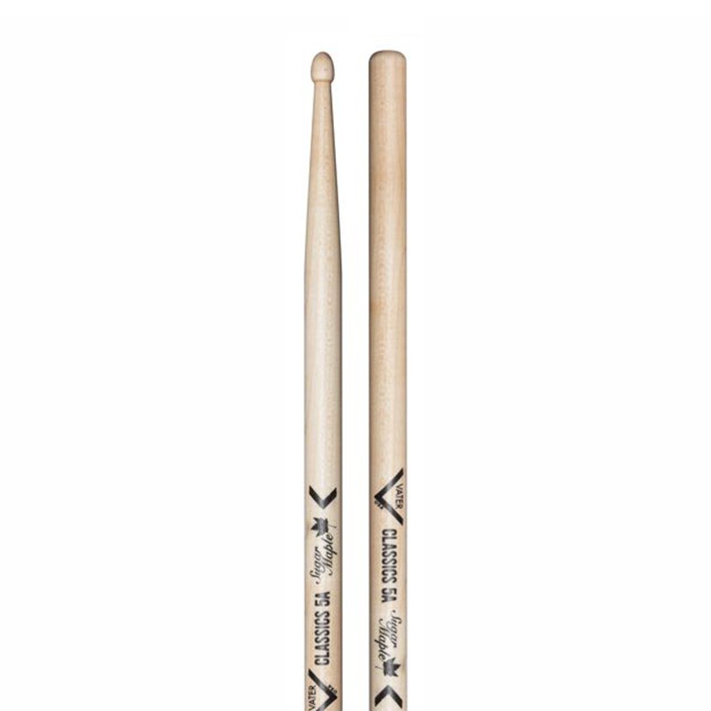 Vater VSMC5AW-Vater Sugar Maple Classics 5A Wood Tip Drumsticks