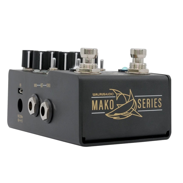 Walrus Audio MAKO Series: R1 High-Fidelity Stereo Reverb Guitar Effect Pedal