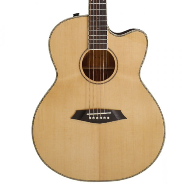 Sire Larry Carlton A3 Grand Auditorium Cutaway SIB Acoustic Guitar - Natural Gloss