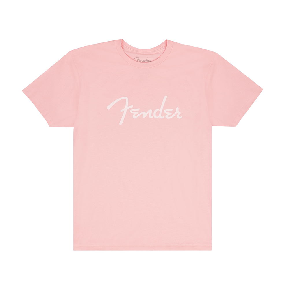 Fender Spaghetti Logo T-Shirt - Shell Pink