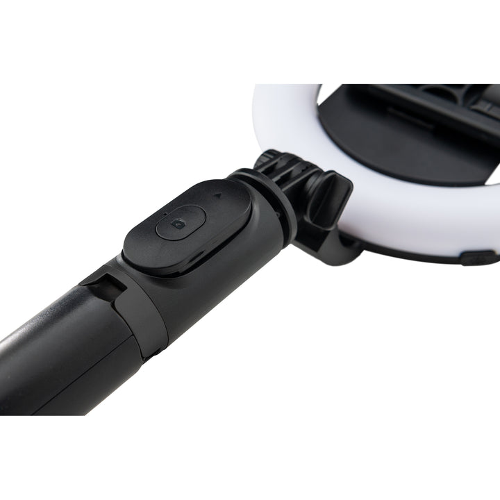 Mackie mRING-6 Battery-Powered Ring Light w/ Convertible Selfie Stick Stand & Remote - 6"